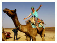 camel safari in jaisalmer